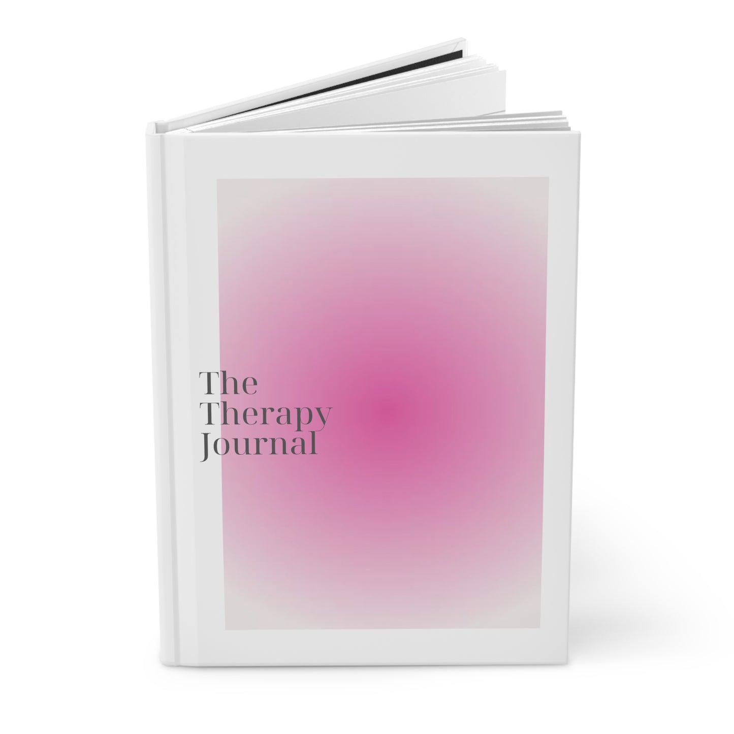 The Therapy Journal - Rose Glow MATTE HARDCOVER Journal | 150 Lined Pages