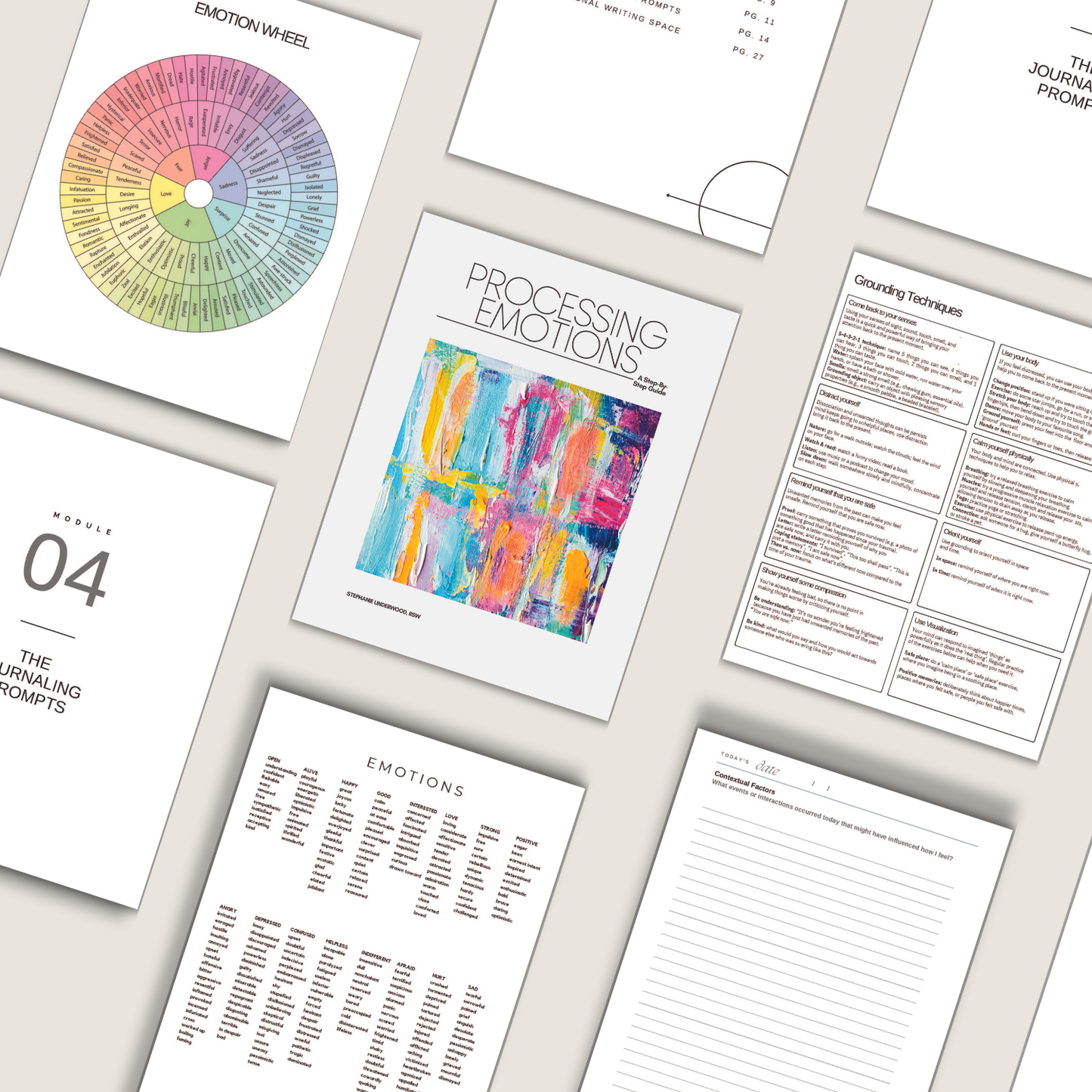 A 30-page printable journal and guide to help you process your emotions.