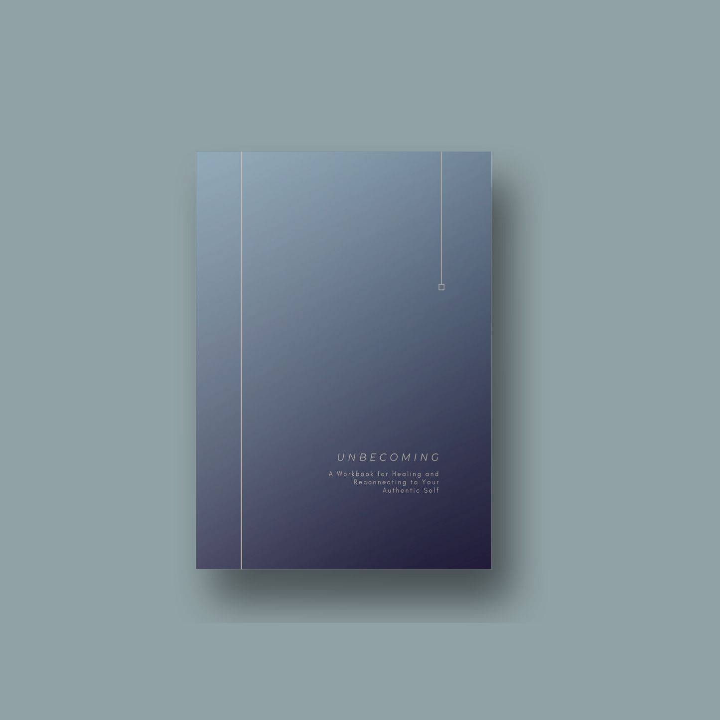 Unbecoming: A Digital Workbook | Blue Cover | Inner Child Healing