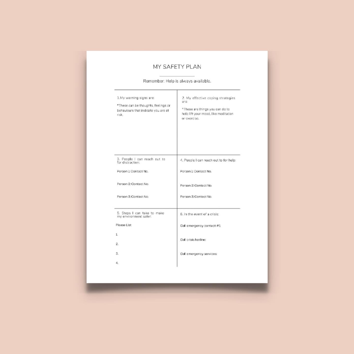 Therapy Journey Companion: A Printable Guide & Tracker | Printable Workbook