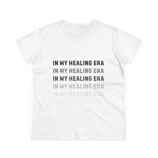 Women's Healing Era Tee, Inspirational Women’s Tee, Cotton Relaxed Fit Shirt