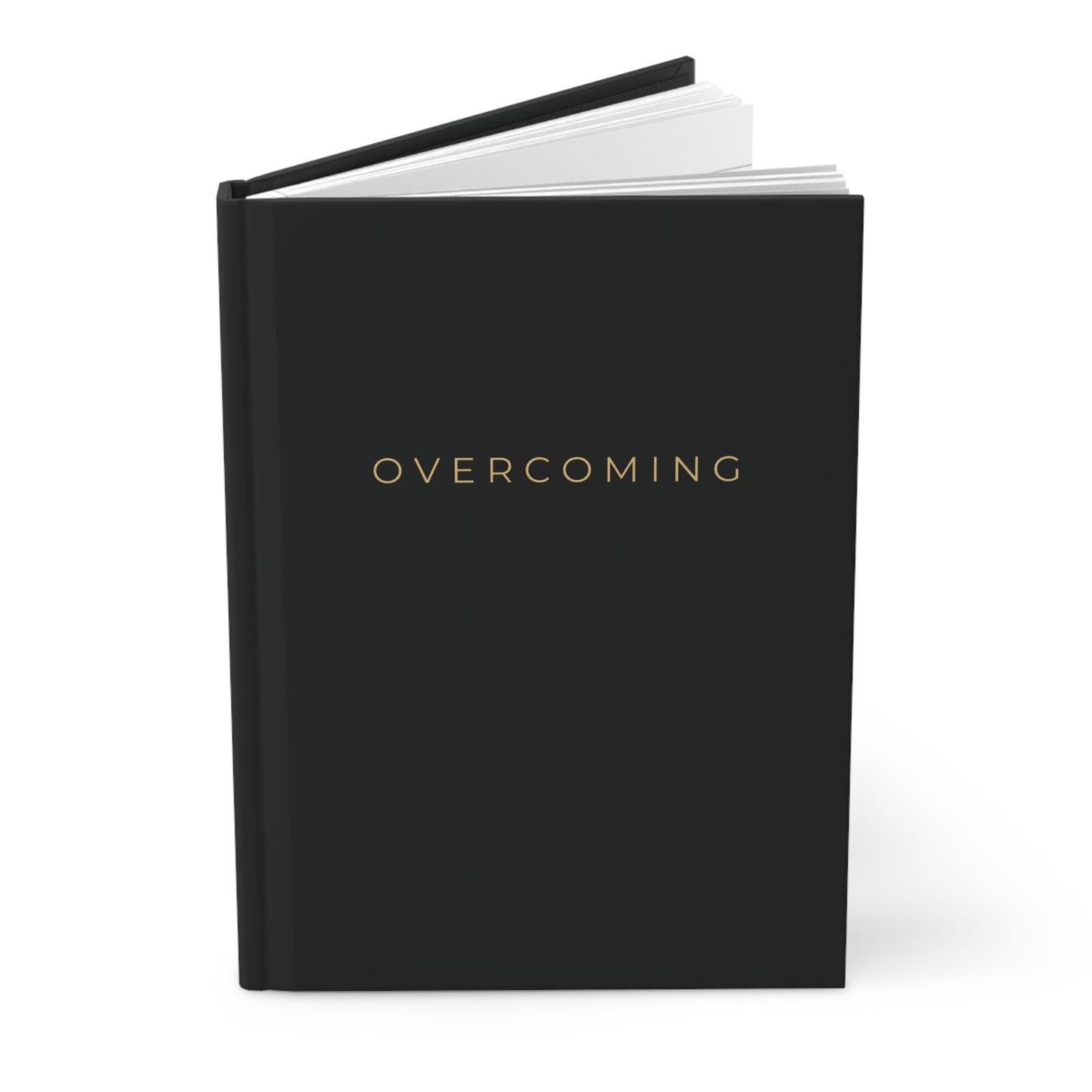 Hardcover Journal Black Matte "Overcoming" Collection Edition