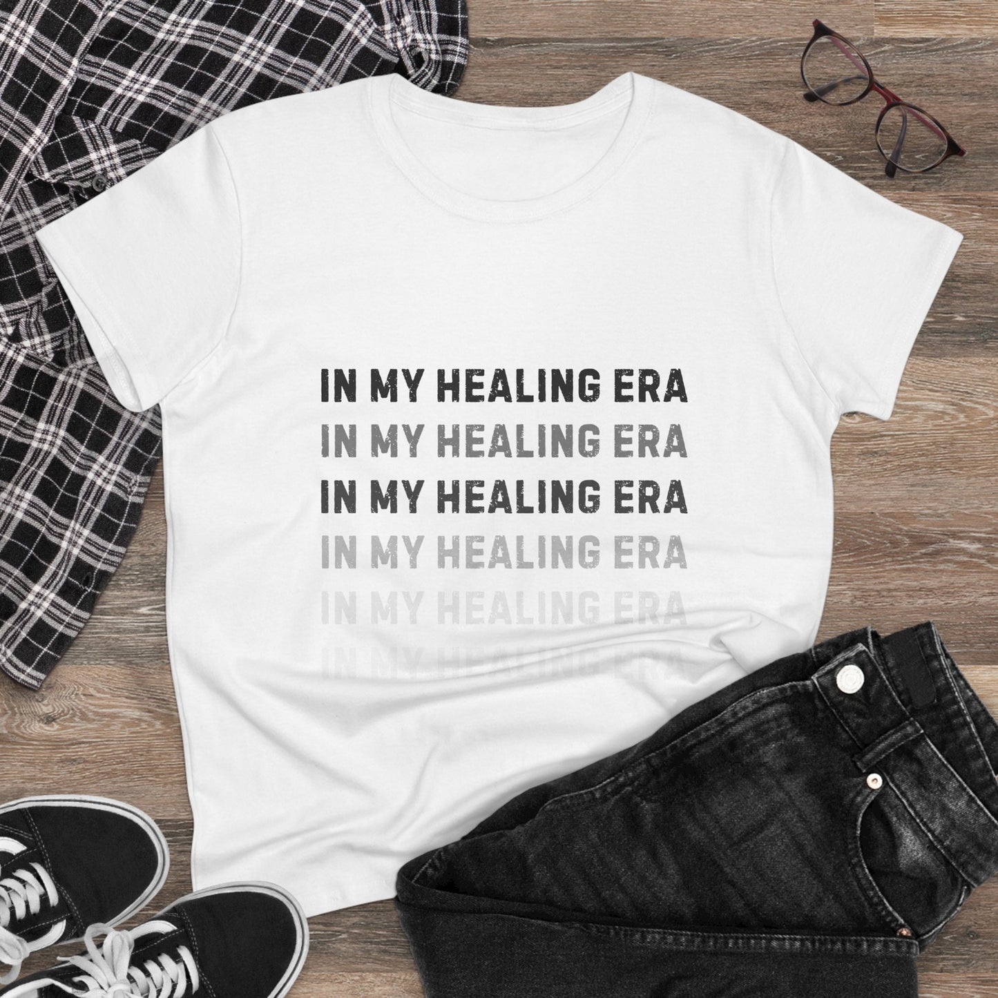 Women's Healing Era Tee, Inspirational Women’s Tee, Cotton Relaxed Fit Shirt