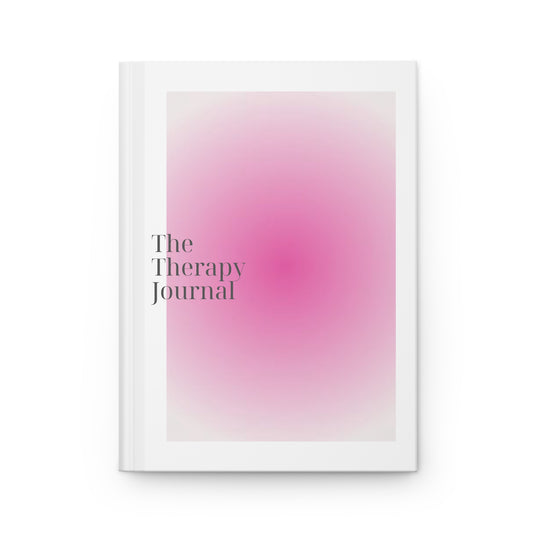 The Therapy Journal - Rose Glow MATTE HARDCOVER Journal | 150 Lined Pages