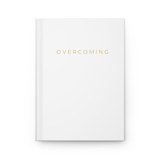 Hardcover Journal Matte White "Overcoming" Collection Edition