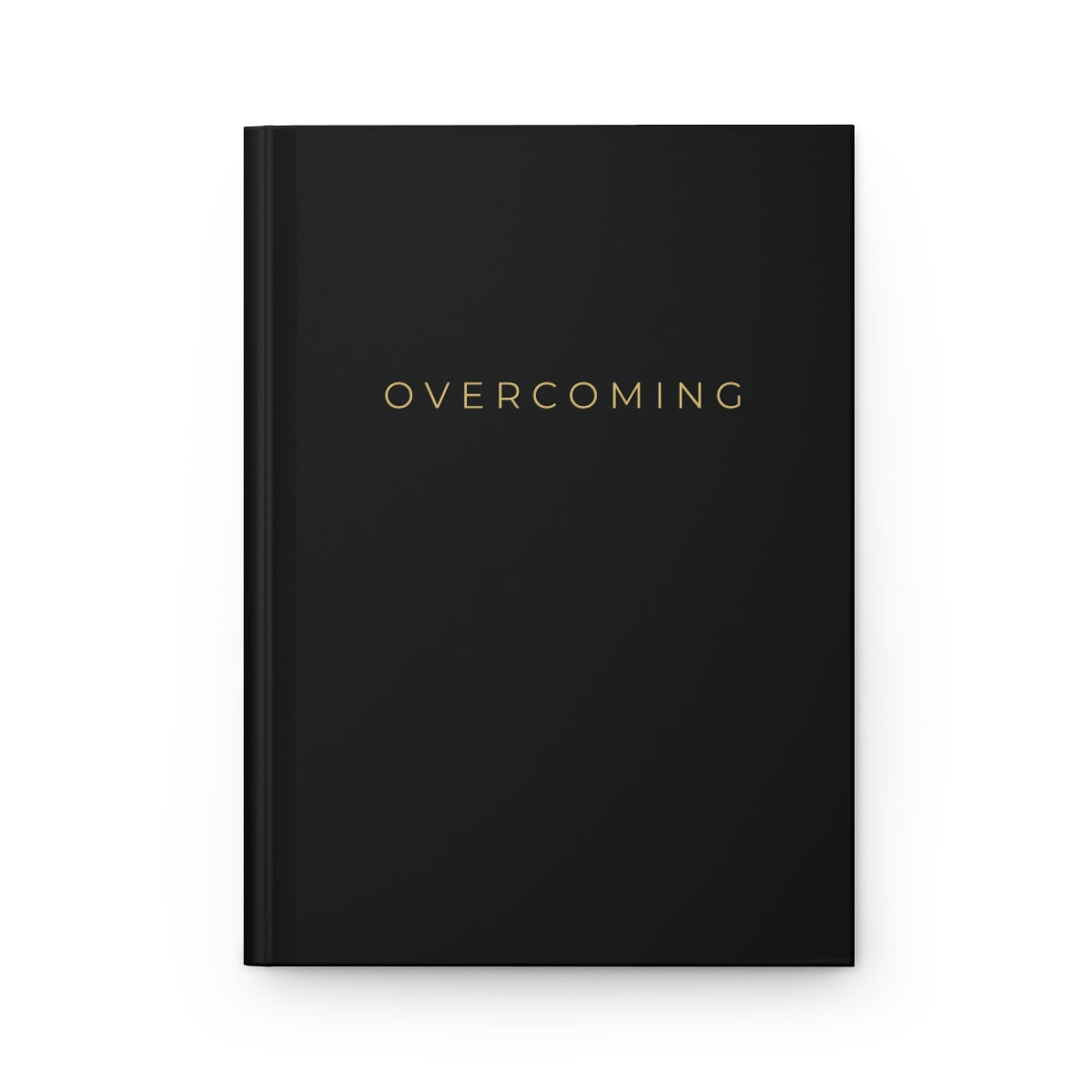 Hardcover Journal Black Matte "Overcoming" Collection Edition